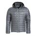 Systemhus lett boblejakke, herre Grå