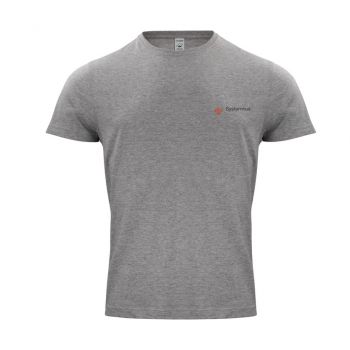 Systemhus t-skjorte, herre Gråmelert