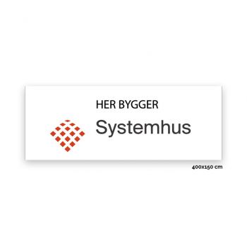 Systemhus banner Mesh