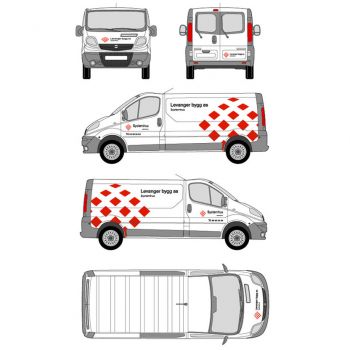 Systemhus bildekor til stor bil, design 2