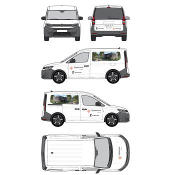 Systemhus bildekor til liten bil. design 1