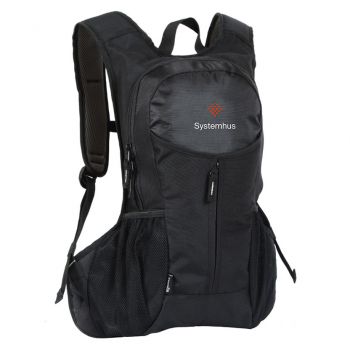 Sekk med Systemhus logo.