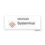 Systemhus banner PVC